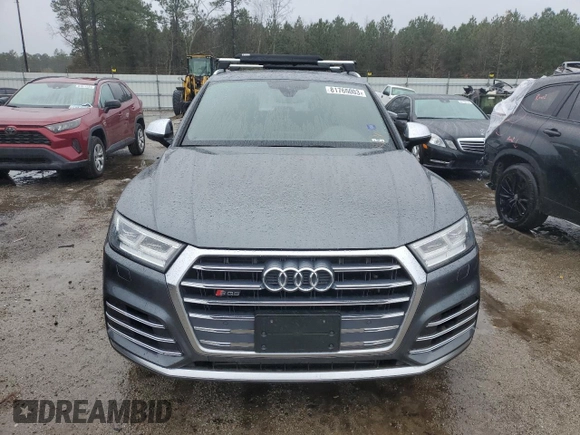 2018 Audi SQ5 Premium Plus with VIN WA1A4AFY9J2248548, listed as a Copart auction lot 81765003 with 45,804 mi miles and . Bid and sale history available at DreamBid. Image 5.