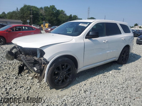 2018 Dodge Durango SXT with VIN 1C4RDHAG7JC494847, listed as a Copart auction lot 59308695 with 114,333 mi miles and Salvage title. Bid and sale history available at DreamBid. Image 1.