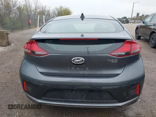 2019 Hyundai Ioniq Blue with VIN KMHC65LC7KU117578, listed as a IAAI auction lot 42173054 with 80,541 mi miles and . Bid and sale history available at DreamBid. Image 16.