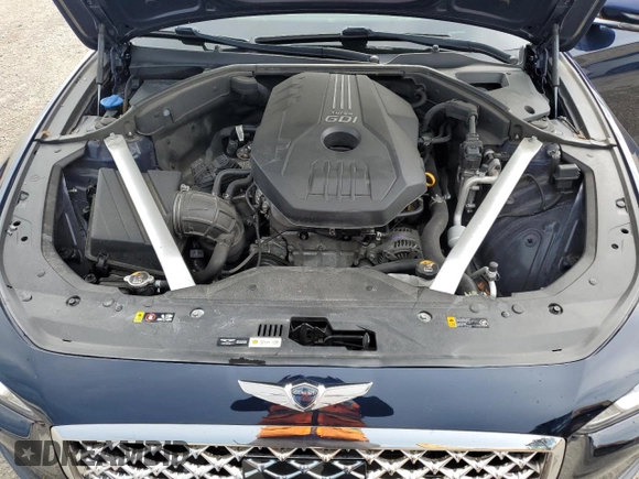 2020 Genesis G70 2.0T with VIN KMTG64LA3LU062323, listed as a Copart auction lot 60740084 with 51,342 mi miles and Non repairable. Bid and sale history available at DreamBid. Image 12.