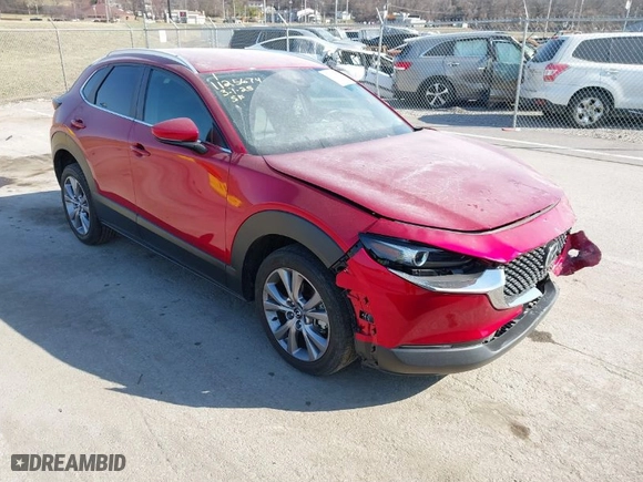 2022 Mazda CX-30 2.5 S Select Package with VIN 3MVDMBBLXNM439282, listed as a IAAI auction lot 41733010 with 55,332 mi miles. Bid and sale history available at carsss.com. Image 1.