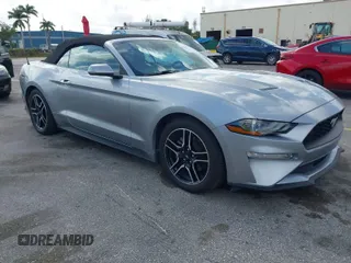 2023 Ford Mustang EcoBoost with VIN 1FATP8UH9P5100432, listed as a IAAI auction lot 41937975 with 37,566 mi miles. Bid and sale history available at carsss.com. Image 1.
