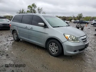 2007 Honda Odyssey EX-L with VIN 5FNRL38607B011150, listed as a Copart auction lot 51811195 with 218,189 mi miles and Salvage Title. Bid and sale history available at carsss.com. Image 4.
