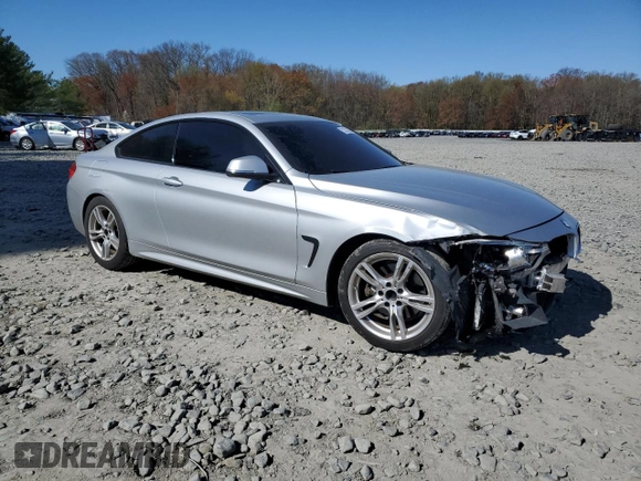 2015 BMW 4 Series 428i with VIN WBA3N3C55FF712918, listed as a Copart auction lot 53373025 with 64,638 mi miles and Salvage title. Bid and sale history available at DreamBid. Image 4.