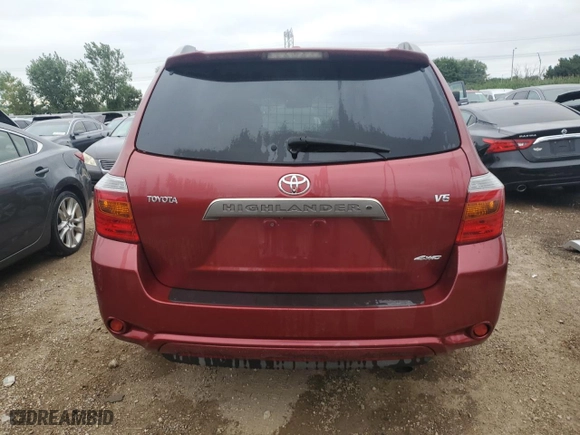 2009 Toyota Highlander Sport with VIN JTEES43A692116005, listed as a Copart auction lot 66279264 with 129,139 mi miles and Salvage Title. Bid and sale history available at carsss.com. Image 6.