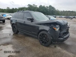 2015 Land Rover Range Rover HSE with VIN SALGS2VF2FA202142, listed as a Copart auction lot 56581685 with 59,997 mi miles and Salvage title. Bid and sale history available at DreamBid. Image 4.