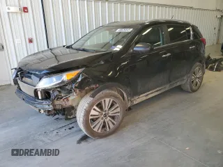 2016 Kia Sportage EX with VIN KNDPCCAC4G7833172, listed as a Copart auction lot 49626845 with 115,133 mi miles and Salvage Title. Bid and sale history available at carsss.com. Image 1.