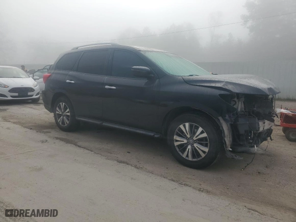 2019 Nissan Pathfinder S with VIN 5N1DR2MN0KC629750, listed as a Copart auction lot 87008704 with 133835 miles and Clean Title. Bid and sale history available at carsss.com. Image 4.