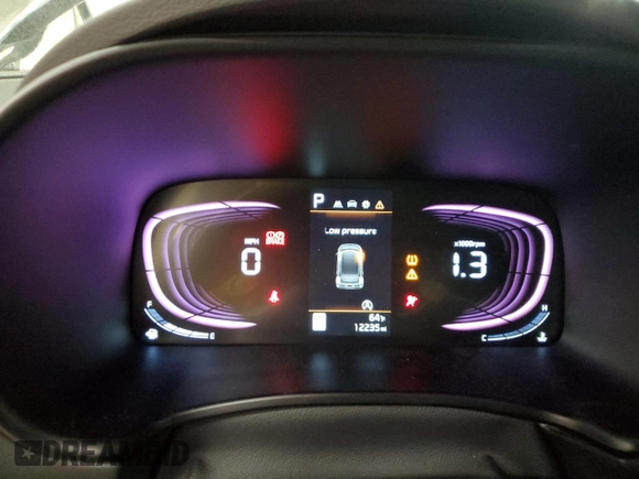 2024 Kia Soul S with VIN KNDJ23AU0R7236511, listed as a Copart auction lot 54767165 with 12,235 mi miles and Salvage title. Bid and sale history available at DreamBid. Image 9.