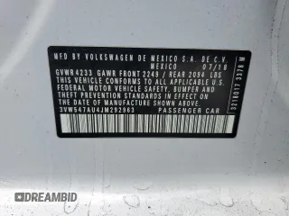 2018 Volkswagen GTI S z VIN 3VW547AU4JM292963, wystawiony jako Copart lot #55174745 z przebiegiem 88 763 mil mil oraz Szkoda całkowita • Salvage title. Historia ofert i sprzedaży dostępna na DreamBid. Obrazek 13.