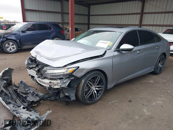 2022 Honda Accord Touring with VIN 1HGCV3F94NA007073, listed as a IAAI auction lot 41946002 with 34,657 mi miles and . Bid and sale history available at DreamBid. Image 2.