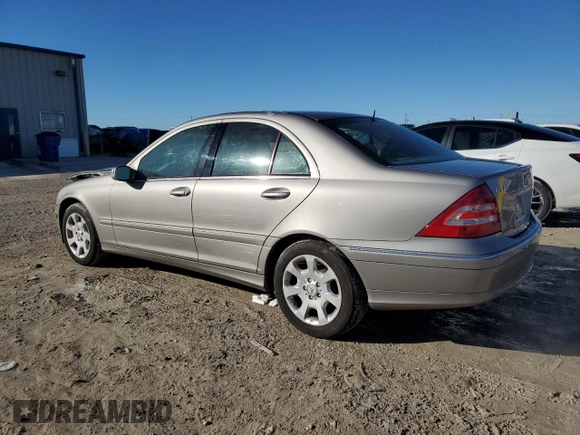 2005 Mercedes-Benz C 320 with VIN WDBRF64J45F598415, listed as a Copart auction lot 79745294 with 45,177 mi miles and Salvage Title. Bid and sale history available at DreamBid. Image 2.