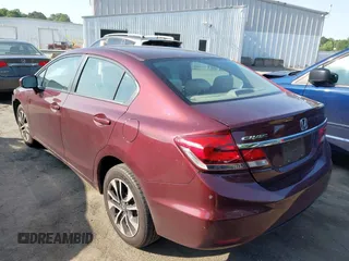 2015 Honda Civic EX z VIN 19XFB2F8XFE227841, wystawiony jako IAAI lot #42307231 z przebiegiem 91 902 mil mil oraz . Historia ofert i sprzedaży dostępna na DreamBid. Obrazek 3.