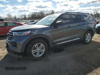 2020 Ford Explorer XLT with VIN 1FMSK8DH1LGC20188, listed as a Copart auction lot 47174345 with 68,218 mi miles and Salvage Title. Bid and sale history available at carsss.com. Image 1.