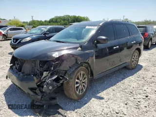 2015 Nissan Pathfinder Platinum with VIN 5N1AR2MN1FC613839, listed as a Copart auction lot 53726265 with 211,139 mi miles and Salvage title. Bid and sale history available at DreamBid. Image 1.