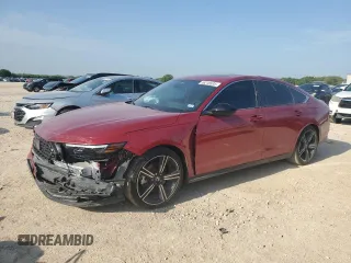 2024 Honda Accord Sport с VIN 1HGCY2F53RA079130, выставлен на аукционе Copart как лот 56215535 с пробегом 3 248 миль миль и Списание • Salvage title. История ставок и продаж доступна на DreamBid. Изображение 1.