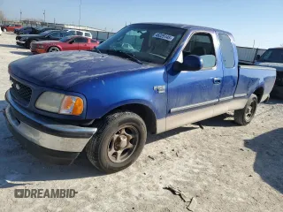 1998 Ford F-150 XL with VIN 1FTRX17LXWKC12684, listed as a Copart auction lot 46225145 with 210,483 mi miles and Salvage title. Bid and sale history available at DreamBid. Image 1.