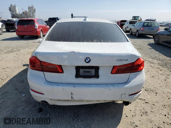 2020 BMW 5 Series 530i with VIN WBAJR3C03LWW70633, listed as a Copart auction lot 50644485 with 88,062 mi miles and Salvage Title. Bid and sale history available at DreamBid. Image 6.