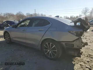 2015 Acura TLX V6 with VIN 19UUB2F32FA017038, listed as a Copart auction lot 48926725 with 182,164 mi miles and Salvage Title. Bid and sale history available at carsss.com. Image 2.