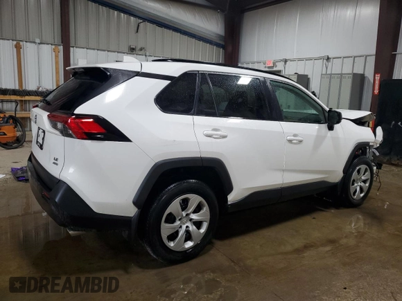 2019 Toyota RAV4 LE with VIN 2T3F1RFV7KC021068, listed as a Copart auction lot 50889575 with 34,749 mi miles and Salvage Title. Bid and sale history available at DreamBid. Image 3.