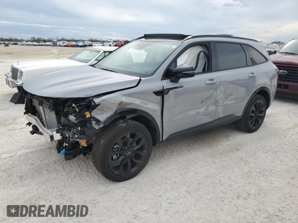 2023 Kia Sorento SX Prestige with VIN 5XYRKDLF2PG200889, listed as a Copart auction lot 78188064 with 0 mi miles and Salvage Title. Bid and sale history available at carsss.com. Image 1.