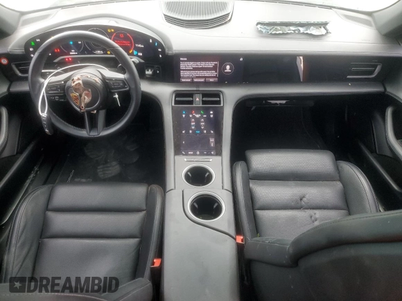 2021 Porsche Taycan 4S with VIN WP0AB2Y1XMSA45564, listed as a Copart auction lot 82447814 with 29,098 mi miles and Salvage title. Bid and sale history available at DreamBid. Image 8.