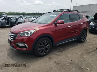 2017 Hyundai Santa Fe Ultimate z VIN 5XYZWDLA2HG407129, wystawiony jako Copart lot #60147275 z przebiegiem 108 349 mil mil oraz Szkoda całkowita • Salvage title. Historia ofert i sprzedaży dostępna na DreamBid. Obrazek 1.