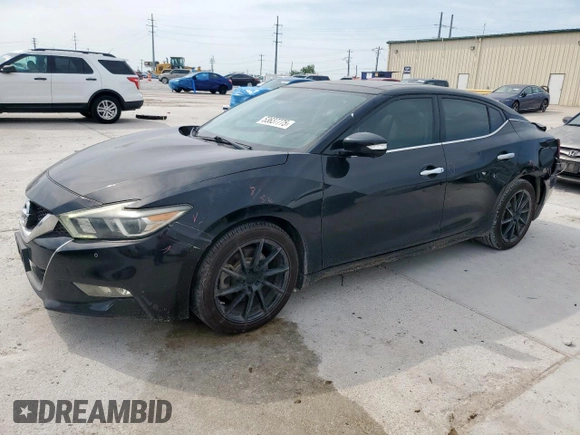 2016 Nissan Maxima SV z VIN 1N4AA6AP1GC433390, wystawiony jako Copart lot #53637775 z przebiegiem 120 859 mil mil oraz Szkoda całkowita • Salvage title. Historia ofert i sprzedaży dostępna na DreamBid. Obrazek 1.