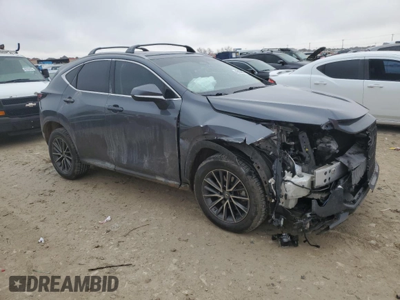 2022 Lexus NX with VIN JTJAGCEZ6N5003825, listed as a Copart auction lot 43038805 with 6,687 mi miles and Salvage Title. Bid and sale history available at carsss.com. Image 4.
