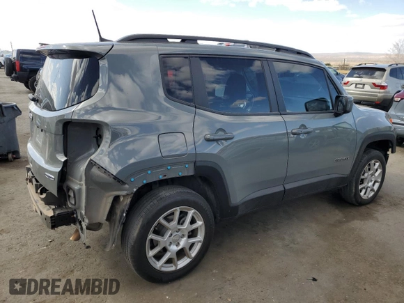 2021 Jeep Renegade 80th Anniversary with VIN ZACNJDBB4MPN24578, listed as a Copart auction lot 45059845 with 16,498 mi miles and Salvage title. Bid and sale history available at DreamBid. Image 3.