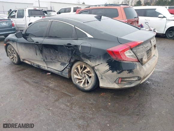 2018 Honda Civic Sedan EX with VIN 2HGFC2F77JH605892, listed as a IAAI auction lot 41464863 with 201,556 mi miles. Bid and sale history available at carsss.com. Image 3.