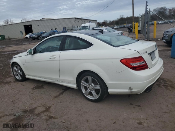 2012 Mercedes-Benz C-Class C 250 with VIN WDDGJ4HBXCF741630, listed as a Copart auction lot 52004645 with 91,428 mi miles and Salvage Title. Bid and sale history available at carsss.com. Image 2.