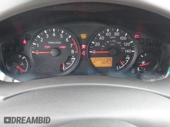 2005 Nissan Xterra S with VIN 5N1AN08UX5C626265, listed as a IAAI auction lot 41523014 with 152,042 mi miles. Bid and sale history available at carsss.com. Image 7.