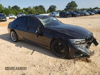 2020 BMW 3 Series M340i with VIN 3MW5U7J09L8B27922, listed as a Copart auction lot 68222584 with 51,220 mi miles and Salvage Title. Bid and sale history available at carsss.com. Image 4.