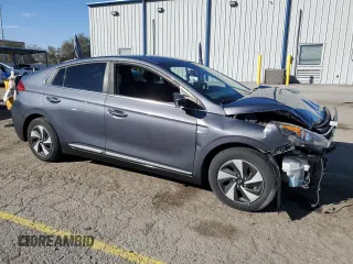 2018 Hyundai Ioniq SEL z VIN KMHC75LCXJU098603, wystawiony jako Copart lot #47458225 z przebiegiem 46 735 mil mil oraz Szkoda całkowita • Salvage title. Historia ofert i sprzedaży dostępna na DreamBid. Obrazek 4.