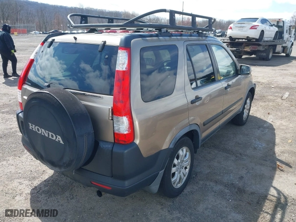 2006 Honda CR-V EX with VIN JHLRD78826C033526, listed as a IAAI auction lot 41922809 with 235,196 mi miles. Bid and sale history available at carsss.com. Image 4.
