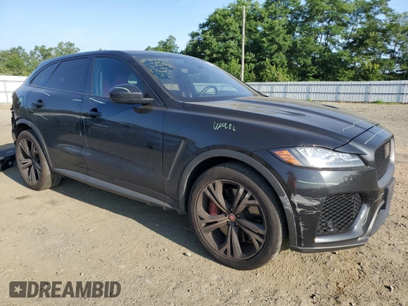 2020 Jaguar F-Pace SVR with VIN SADCZ2EE8LA620388, listed as a Copart auction lot 65522375 with 92,807 mi miles and Salvage title. Bid and sale history available at DreamBid. Image 4.
