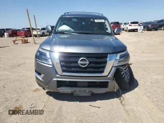 2022 Nissan Armada SL with VIN JN8AY2BD0N9675668, listed as a Copart auction lot 68256954 with 35,908 mi miles and Salvage Title. Bid and sale history available at carsss.com. Image 5.