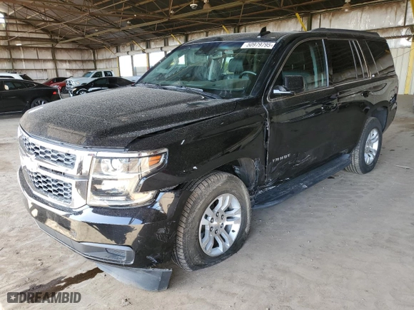 2019 Chevrolet Tahoe LT with VIN 1GNSKBKCXKR336038, listed as a Copart auction lot 50979795 with 81,359 mi miles and Salvage Title. Bid and sale history available at carsss.com. Image 1.
