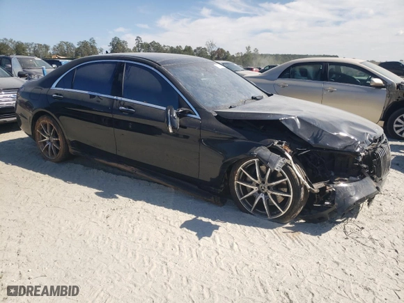 2019 Mercedes-Benz S-Class S 560 with VIN WDDUG8DB0KA444036, listed as a Copart auction lot 75420234 with 87,704 mi miles and Salvage Title. Bid and sale history available at carsss.com. Image 4.