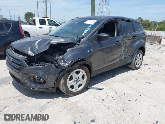 2018 Ford Escape S with VIN 1FMCU0F7XJUA16377, listed as a IAAI auction lot 42080136 with 81,060 mi miles and . Bid and sale history available at carsss.com. Image 18.