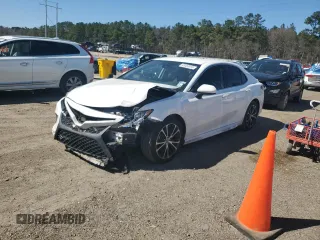 2019 Toyota Camry LE with VIN 4T1B11HK3KU730803, listed as a Copart auction lot 48486955 with 113,912 mi miles and Salvage Title. Bid and sale history available at carsss.com. Image 1.