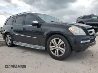 2010 Mercedes-Benz GL-Class GL 450 with VIN 4JGBF7BEXAA560138, listed as a Copart auction lot 76131424 with 0 mi miles and Salvage Title. Bid and sale history available at carsss.com. Image 4.