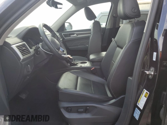 2021 Volkswagen Atlas SE with VIN 1V2JP2CA1MC585383, listed as a Copart auction lot 62145184 with 43,840 mi miles and Salvage title. Bid and sale history available at DreamBid. Image 7.