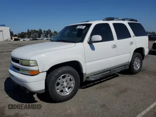 2003 Chevrolet Tahoe Z71 z VIN 1GNEK13T13R153795, wystawiony jako Copart lot #55980905 z przebiegiem 202 734 mil mil oraz Szkoda całkowita • Salvage title. Historia ofert i sprzedaży dostępna na DreamBid. Obrazek 1.