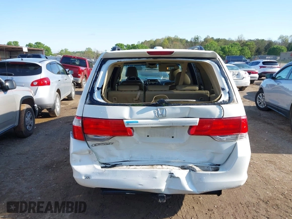 2010 Honda Odyssey EX-L with VIN 5FNRL3H72AB097626, listed as a IAAI auction lot 41971185 with 185,048 mi miles. Bid and sale history available at carsss.com. Image 16.