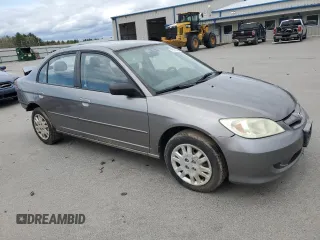 2005 Honda Civic LX z VIN 2HGES16575H577864, wystawiony jako Copart lot #55830085 z przebiegiem Nie podano mil oraz Szkoda całkowita • Salvage title. Historia ofert i sprzedaży dostępna na DreamBid. Obrazek 4.