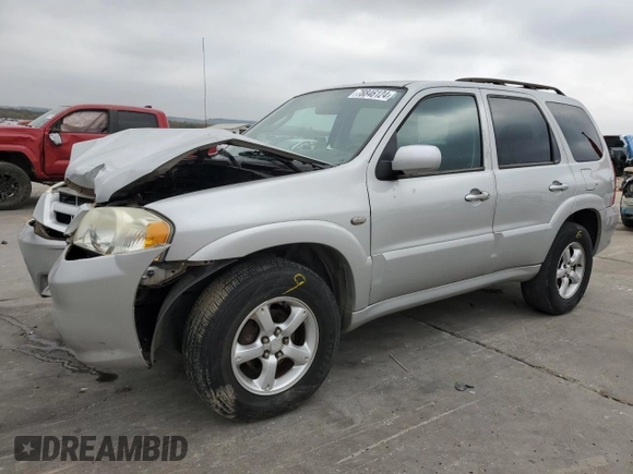 2005 Mazda Tribute i with VIN 4F2YZ02Z95KM52481, listed as a Copart auction lot 78846124 with 99,067 mi miles and Salvage Title. Bid and sale history available at carsss.com. Image 1.