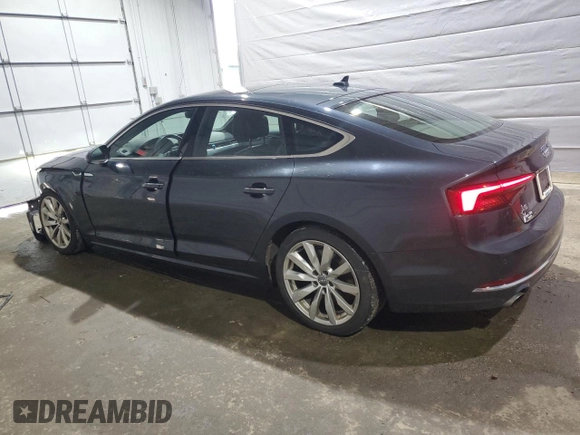 2018 Audi A5 Sportback Premium Plus z VIN WAUBNCF59JA054193, wystawiony jako Copart lot #50825495 z przebiegiem 80 307 mil mil oraz Szkoda całkowita • Salvage title. Historia ofert i sprzedaży dostępna na DreamBid. Obrazek 2.