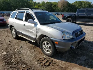 2003 Hyundai Santa Fe GLS with VIN KM8SC13E13U535411, listed as a Copart auction lot 72183444 with 189,961 mi miles and Salvage Title. Bid and sale history available at carsss.com. Image 4.